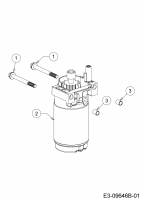 Ersatzteile MTD-Motoren Vertikal 8X90ZUA Typ: 752Z8X90ZUA (2019) Elektrostarter