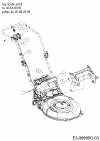 Ersatzteile WOLF-Garten Benzin Rasenmäher mit Antrieb Expert 460 AE Typ: 12AETUS7650  (2018) Batterie, Kabelbaum bis 30.04.2018 