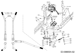 Cub Cadet Ersatzteile Gartentraktoren GTX 2100 14A-3GE-603  (2016) Lenkgetriebe, Lenksegment, Spurstangen