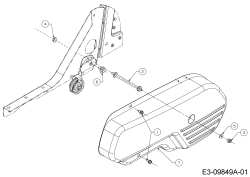 Cub Cadet Ersatzteile Motorhacken FT 24 R 21A-39M8710  (2017) Keilriemenschutz