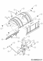 Ersatzteile MTD Motorhacke Yard Machines 18 Typ: 21AA40M8700  (2016) Fräsgehäuse 