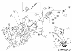 Ersatzteile Troy-Bilt Motorhacken Big Red 20 Typ: 21AE682W766  (2018) Holm