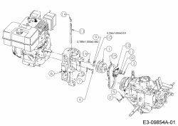 Ersatzteile Troy-Bilt Motorhacken Big Red 20 Typ: 21AE682W766  (2018) Fahrantrieb