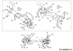 Ersatzteile Troy-Bilt Motorhacken Big Red 20 Typ: 21AE682W766  (2018) Hacksterne