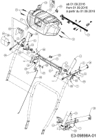 Cub Cadet Ersatzteile Schneefräsen 524 SWE 31AW53LR603  (2017) Armaturenbrett ab 01.09.2016