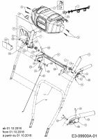 Ersatzteile WOLF-Garten Schneefräse SF 66 E Typ: 31AY54T3650  (2017) Armaturenbrett ab 01.10.2016 