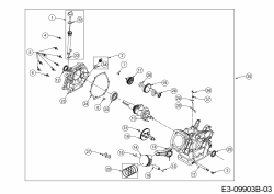 Ersatzteile MTD-Motoren Horizontal 683-WHA Typ: 752Z683-WHA  (2018) Rumpfmotor