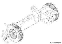Cub Cadet Ersatzteile Holzspalter LS 27 24BG5HM5710  (2014) Räder