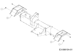 Cub Cadet Ersatzteile Holzspalter LS 27 24BG5HM5710  (2014) Kotflügel