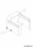 Ersatzteile Troy-Bilt Holzspalter TB 33 LS Typ: 24BL59M5766  (2016) Spannvorrichtung