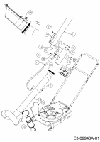 Ersatzteile Troy-Bilt Laubsauger mit Häckselfunktion CSV 070 Typ: 24A-07MP766  (2014) Saugschlauch