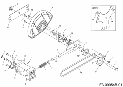 Ersatzteile MTD Rasenkantenschneider 550 G Typ: 25A-550G678  (2019) Messerantrieb 