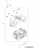 Ersatzteile MTD-Motoren Horizontal 670-JH Typ: 752Z670-JH  (2017) Auspuff