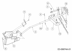 Ersatzteile Zubehör Garten- und Rasentraktoren Mulch Kits für 900 Serie (NX-09) mit Mähwerk J (48/122cm) Typ: 196-723A678  (2019) Grundgerät