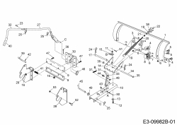 Ersatzteile Zubehör Garten- und Rasentraktoren Räumschild für A Serie (NX 15) Typ: 19A30017OEM  (2017) Grundgerät