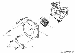 Ersatzteile MTD Motorsense Smart BC 43 D Typ: 41ATG1N-678  (2020) Reversierstarter 