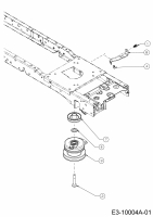 Cub Cadet Ersatzteile Rasentraktoren XT1 OS96 13A8A1CF603  (2019) Elektromagnetkupplung, Motorkeilriemenscheibe