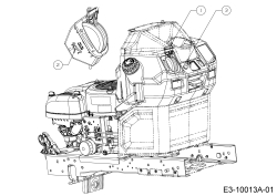 Cub Cadet Ersatzteile Rasentraktoren XT1 OS96 13A8A1CF603  (2017) Choke- und Gaszug