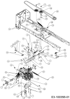Cub Cadet Ersatzteile Gartentraktoren XT3 QS127 14BIA5CQ603  (2019) Fahrantrieb