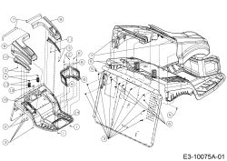 Cub Cadet Ersatzteile Rasentraktoren XT1 OR95 13A8A1CB330  (2018) Sitzwanne