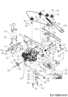 Cub Cadet Ersatzteile Rasentraktoren XT3 QR106 13AIA5CR603  (2017) Fahrantrieb