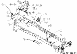 Ersatzteile WOLF-Garten Rasentraktor 106.185 H Typ: 13BLA1VR650  (2018) Elektroteile 