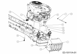 Ersatzteile WOLF-Garten Rasentraktor 106.220 H Typ: 13AAA1VR650  (2017) Motorzubehör 