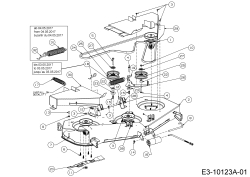 Cub Cadet Ersatzteile Gartentraktoren XT3 QS137 14AFA5CA603  (2020) Mähwerk A (54/137cm)