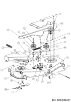 Cub Cadet Ersatzteile Gartentraktoren XT3 QS137 14AIA5CA603  (2018) Mähwerk A (54/137cm)