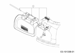 Ersatzteile MTD Benzin Rasenmäher ohne Antrieb Smart G 46 MO Typ: 11E-70SJ600 (2019) Mulchklappe 