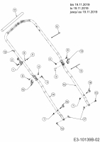 Ersatzteile WOLF-Garten Benzin Rasenmäher mit Antrieb Expert 460 A Typ: 12C-TUKC650 (2020) Holm bis 19.11.2019 