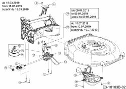 Ersatzteile WOLF-Garten Benzin Rasenmäher mit Antrieb A 420 AVHW Typ: 12AQLV5B650 (2019) Getriebe, Keilriemen ab 18.03.2019 