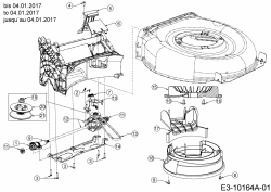 Ersatzteile WOLF-Garten Benzin Rasenmäher mit Antrieb A 420 AVHW Typ: 12AQLV5B650  (2017) Getriebe, Keilriemen bis 04.01.2017 