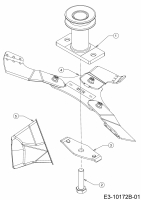 Ersatzteile WOLF-Garten Benzin Rasenmäher mit Antrieb A 530 ASPHWIS Typ: 12BYPV7E650 (2020) Messer, Messeraufnahme, Mulchstopfen 