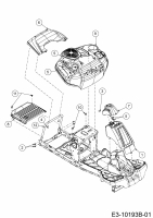 Ersatzteile Bricolage Rasentraktoren INV R10576 LB Typ: 13AC26JD648 (2021) Verkleidungen