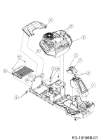 Cub Cadet Ersatzteile Rasentraktoren LR1 MS76 13B726JD603 (2020) Verkleidungen