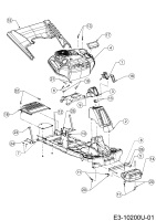 Cub Cadet Ersatzteile Rasentraktoren LR2 MR76 13A721HD603 (2021) Verkleidungen