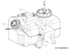 Cub Cadet Ersatzteile Rasentraktoren XT2 PS117I 13CZA1CN603  (2019) Tank