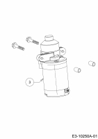 Ersatzteile MTD-Motoren Vertikal 4P90JUF Typ: 752Z4P90JUF  (2017) Elektrostarter