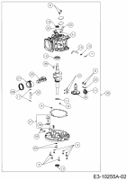 Ersatzteile MTD-Motoren Vertikal 1P61NHB Typ: 752Z1P61NHB  (2016) Rumpfmotor