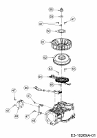 Ersatzteile MTD-Motoren Vertikal 8X90KU Typ: 752Z8X90KU  (2017) E3-10269A-01