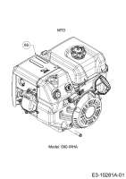 Cub Cadet Ersatzteile Schneefräsen 530 HD SWE 31AY5EKZ603  (2019) Motor MTD