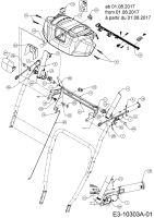 Cub Cadet Ersatzteile Schneefräsen 524 SWE 31AW53LR603  (2018) Armaturenbrett ab 01.08.2017