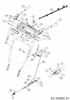 Ersatzteile MTD Schneefräse SMART ME 61 Typ: 31CW6BF2678  (2021) Armaturenbrett 
