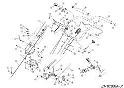 Cub Cadet Ersatzteile Motorhacken RT 75 21AC482R710  (2017) Holm