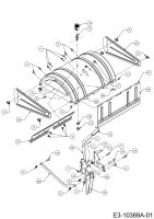 Cub Cadet Ersatzteile Motorhacken RT 75 21AC482R710  (2017) Fräsgehäuse