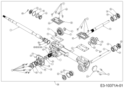 Cub Cadet Ersatzteile Motorhacken RT 75 21AC482R710  (2017) Getriebe 618-06037