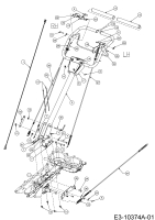 Cub Cadet Ersatzteile Motorhacken VT 100 21A-70M8710  (2017) Holm