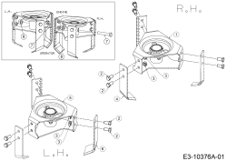 Cub Cadet Ersatzteile Motorhacken VT 100 21A-70M8710  (2017) Hacksterne