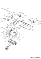 Cub Cadet Ersatzteile Motorhacken VT 100 21A-70M8710  (2017) Fräsgehäuse